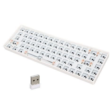 Buy Garsent 65% RGB Modular DIY Mechanical Keyboard, 68 Keys Wireless DIY Mechanical Keyboard ...