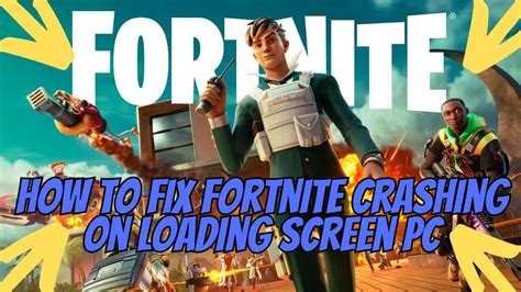 How To Fix Fortnite Crashing On Loading Screen PC - YouTube