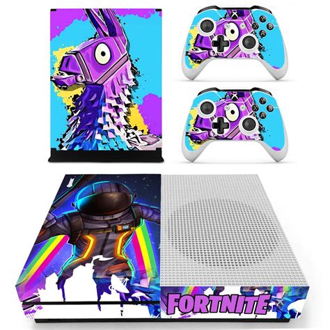 Fortnite decal skin sticker for Xbox One S console and controllers