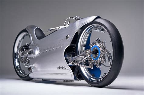 This futuristic custom e-bike comes with organic 3D-printed details and transparent wheel-rims ...