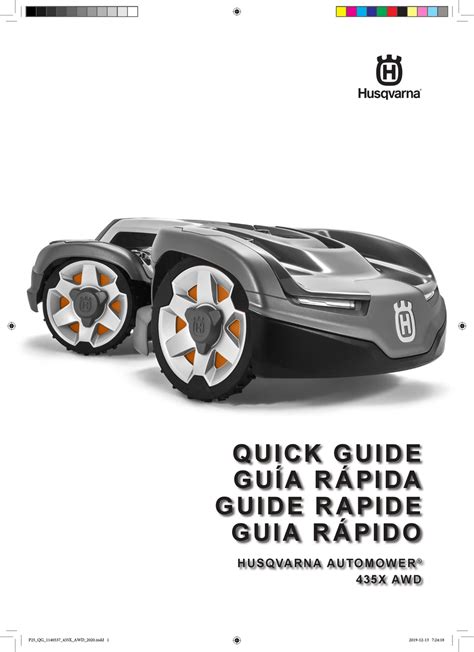 HUSQVARNA 967853305 QUICK MANUAL Pdf Download | ManualsLib