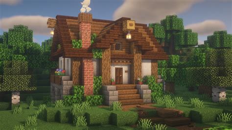 Minecraft Cozy Cottage House Tutorial - YouTube