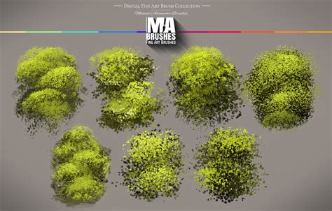 ArtStation - Amazing Photoshop Realistic Foliage/Grass Brushes! - JUST A GLIMPSE OF THE MA-BRUSHES!