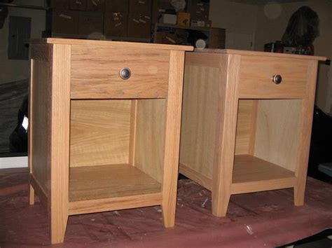 Craftsman style Nightstands. Built with red oak, these Nightstands makes a beautif… | Diy ...