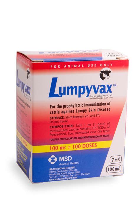 MSD Vaccine Lumpyvax | Agrimark