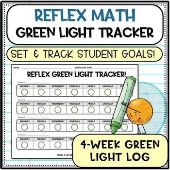 Reflex Math Green Light Student Data Tracker | TPT