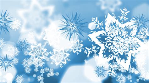 vectors, Blue, Winter, Snowflakes Wallpapers HD / Desktop and Mobile ...