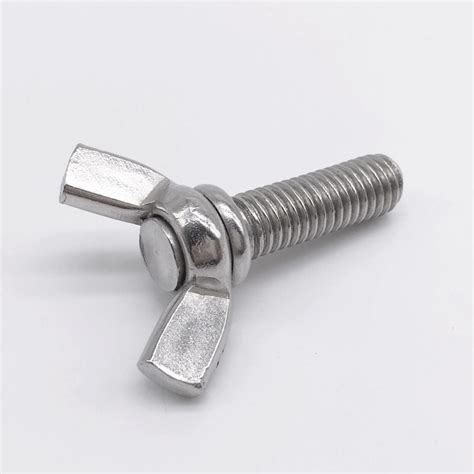 M10 Thumb Screws Wing Screws Metric Bolts Stainless Steel Pack 10 - WKOOA