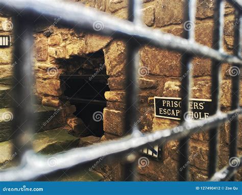 Prisoners& X27; Escape Hole, Edinburgh Castle Stock Photo - Image of ...