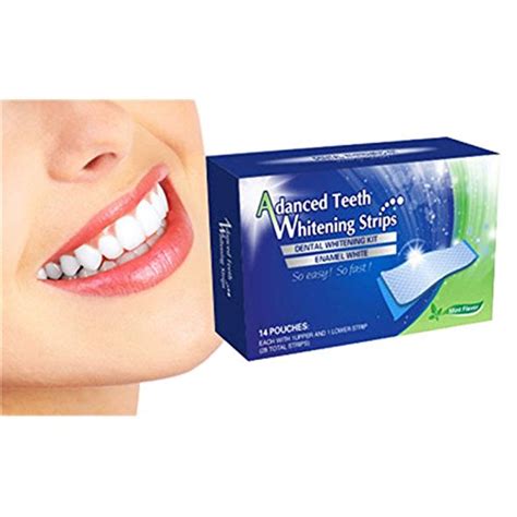 Advanced Teeth Whitening Strips 3 days Significant Professional Effect Whitening For Perfect ...