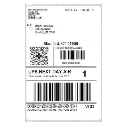 DYMO 1744907 LabelWriter White Shipping Labels, 4x6", 220 Labels ...