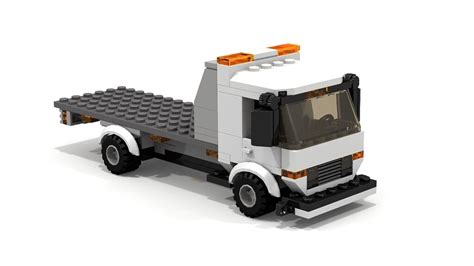 LEGO flatbed tow truck | Building instructions: www.youtube.… | Flickr