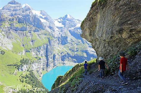 Hiking at Oeschinen Lake with Kids - Switzerland’s Hidden Gem