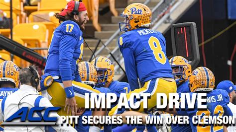 Kenny Pickett & The Pitt Panthers Put Away Clemson | ACCDN Impact Drive ...