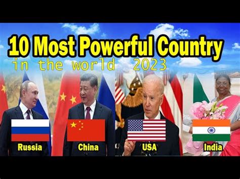 TOP 10 MOST POWERFUL COUNTRY IN THE WORLD 2023 - YouTube