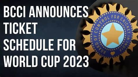 World Cup 2023 Tickets: Get Your Seat to Cricket's Biggest Event!, Secure India-Pakistan Match ...