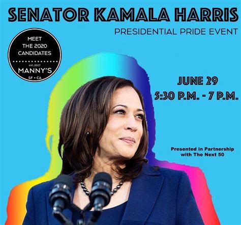 Meet the 2020 Candidate: Senator Kamala Harris Pride Fundraiser – Litseen