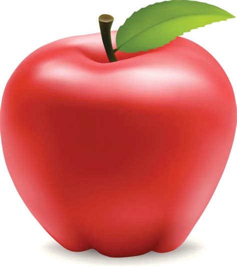 Apple Fruit Clip Art, Vector Images & Illustrations - iStock