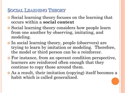 Albert Bandura Social Learning Theory Stages