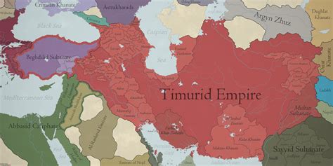 The Timurid Empire in 1836 : imaginarymaps in 2022 | Timurid empire ...