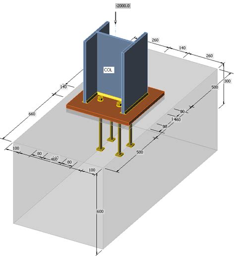 Column base plate design according to EN 1993-1-1: 2005