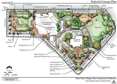 Plaza Park, Village Park & Fair Oaks Community Clubhouse Park Master Plan | Fair Oaks Parks ...