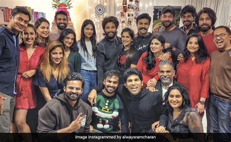 Here's How Ram Charan, Allu Arjun And Niharika Konidela Celebrated Christmas With Family