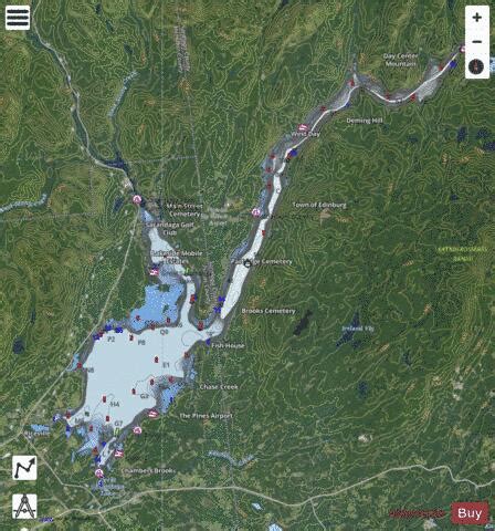 Great Sacandaga Lake Fishing Map | Nautical Charts App