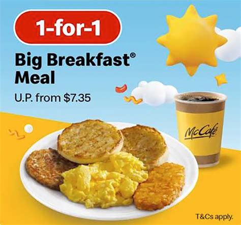 McDonald's S'pore to offer 1-FOR-1 Big Breakfast Meal from Mar 20 - 22 ...