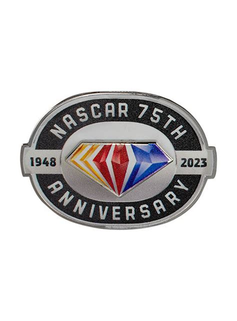 NASCAR 75th Anniversary Logo Layered Hatpin | Pit Shop Official Gear