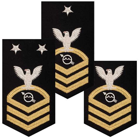 Chief Petty Officer Operations Specialist Rating Gold On Blue