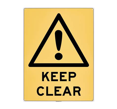 Large Sign "Keep Clear" | Sandleford