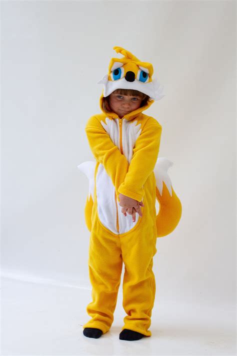 Sonic Tails Onesie Age 7-11/ Tails Gift/sonic Onesie/ / Sonic - Etsy UK