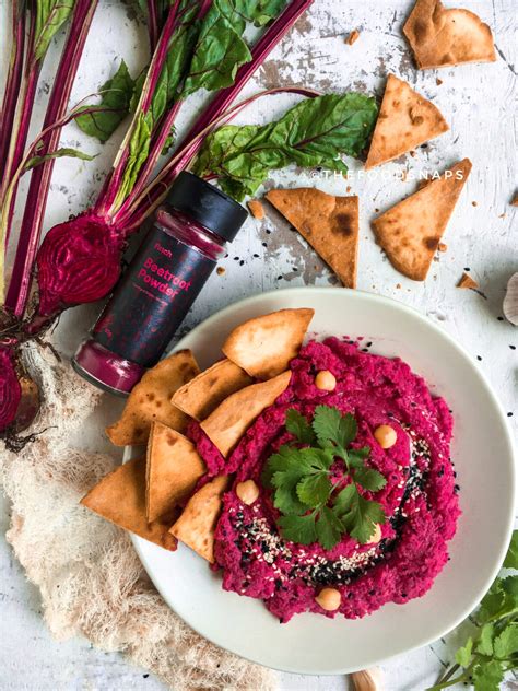 Beetroot Hummus - TheFoodSnaps