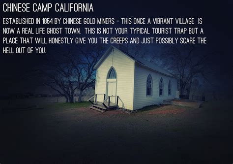 Frankie Foto » Chinese Camp, the Most Haunted Town in America