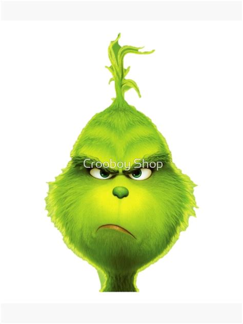 "Grinch" Poster for Sale by Crooboy | Redbubble