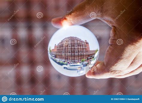 Night View of the Hawa Mahal, Jaipur Stock Photo - Image of fortress ...