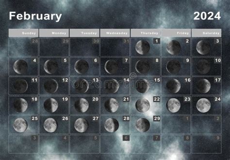 2024 Moon Phase Calendar - 2024 Calendar Printable