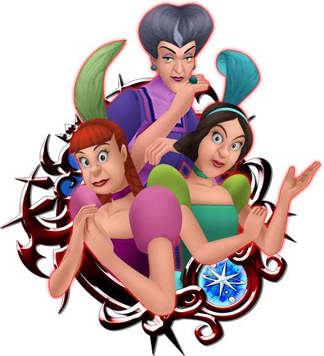 Lady Tremaine & Daughters - KHUX Wiki