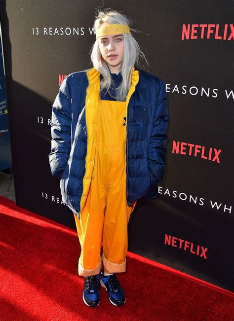 Billie Eilish arrives at the Premiere Of Netflix's "13 Reasons Why"... | Billie eilish, Billie ...