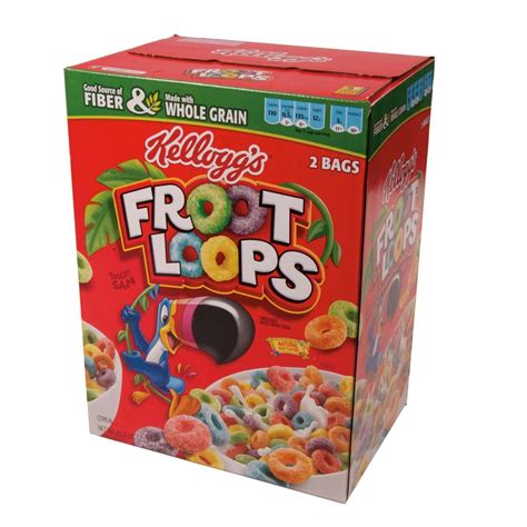 Kellogg's Froot Loops Cereal 43.6 Oz Box-Cartnut.com