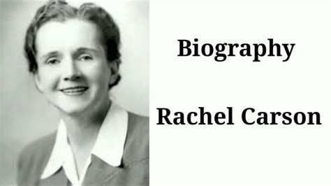 Biography Rachel Carson - YouTube