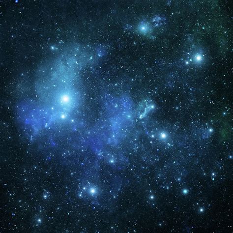 Blue Space Galaxy Photograph by Sololos