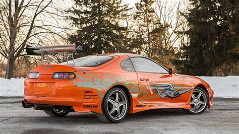 Toyota Supra Driven By Paul Walker In 2001’s ‘The Fast And The Furious’ Heads To Auction