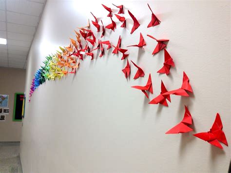 15 Best Ideas Rainbow Butterfly Wall Art