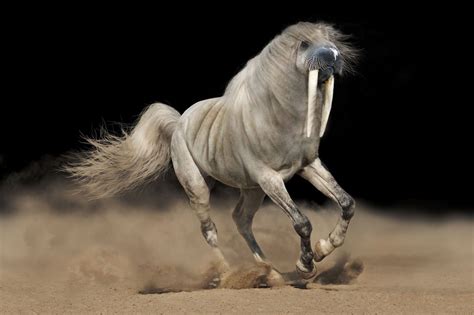 Miguel Bravo — The Majestic Whorse #hybrid #animal #weird | Horses, Animals, Show horses