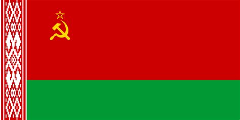 Flag of the Byelorussian Soviet Socialist Republic 1951–1991 – Flags Web