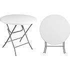 Amazon.com: Monolith Limited 32" / 2.63 Foot White Round Folding Table ...