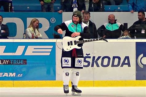 Watch a Guitar-Toting Hockey Player Cover Tom Petty's 'Free Fallin'' on Ice