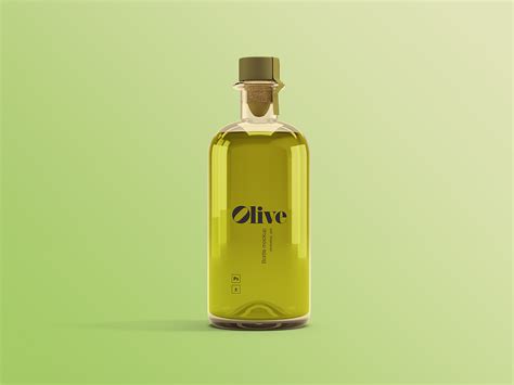 Hair Oil Bottle Mockup